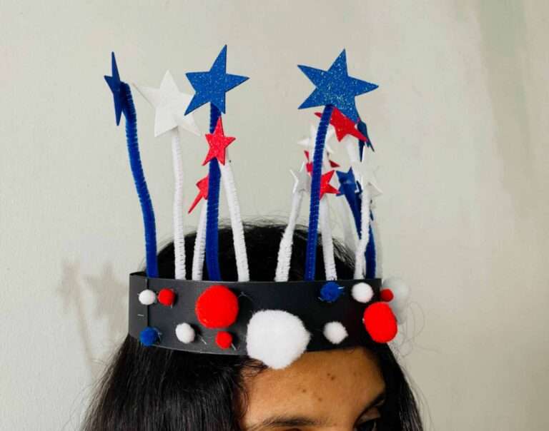 How to make a 4th of July Star Crown