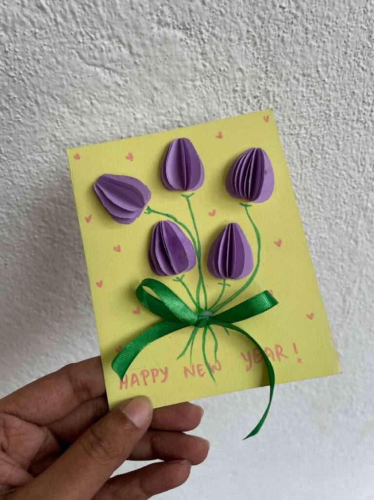 tulip greeting card