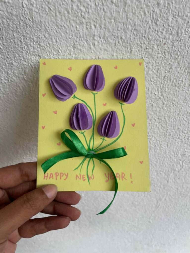 tulip greeting card