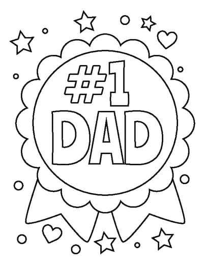 Father's Day Coloring Pages