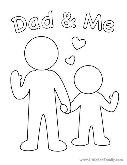 Father's Day Coloring page