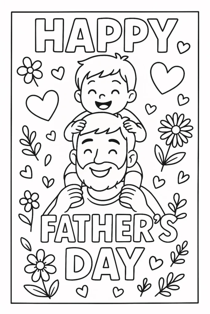 Happy fathers day printable