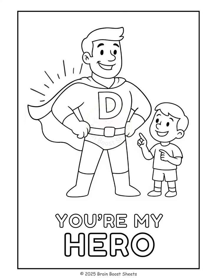 Printable Father’s Day Coloring