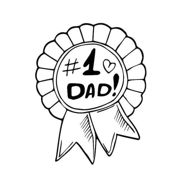no one dad coloring page