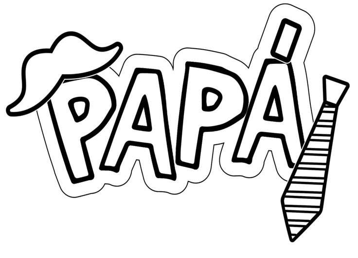 papa coloring page (2)