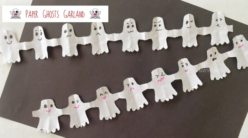 halloween ghost garland