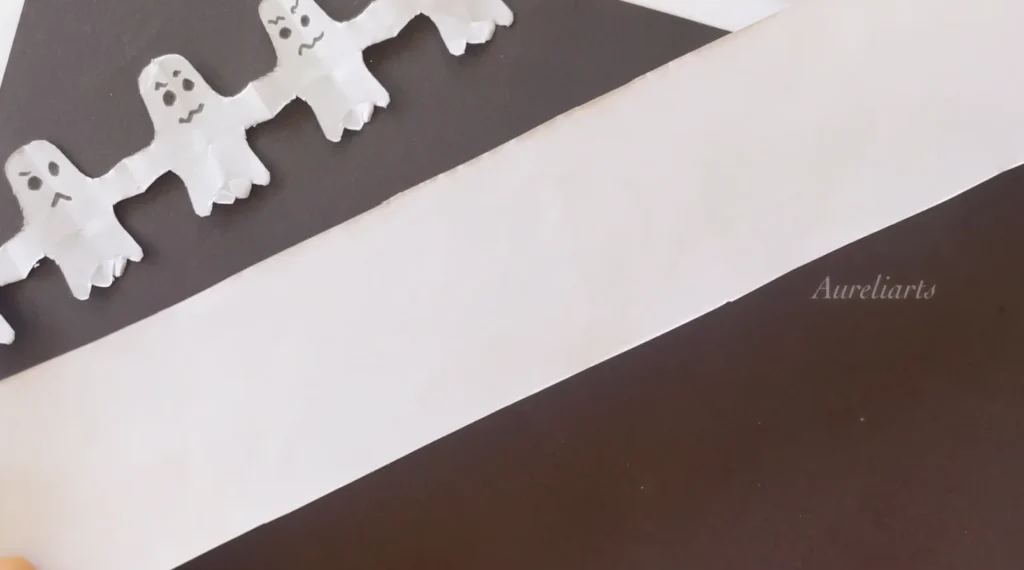 halloween ghost garland step 01